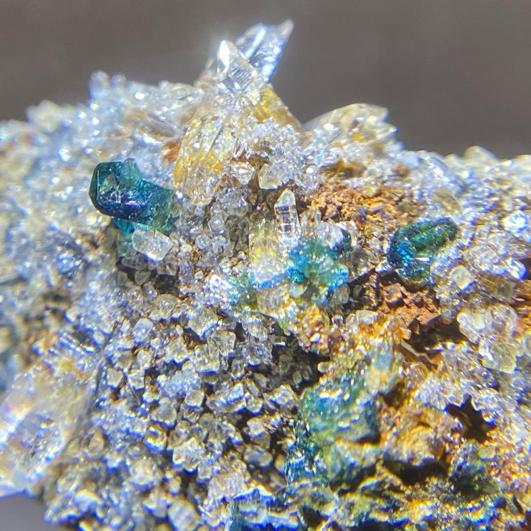 ラズライト　クォーツ　天藍石　水晶　鉱物標本　原石　天然石　ストーン