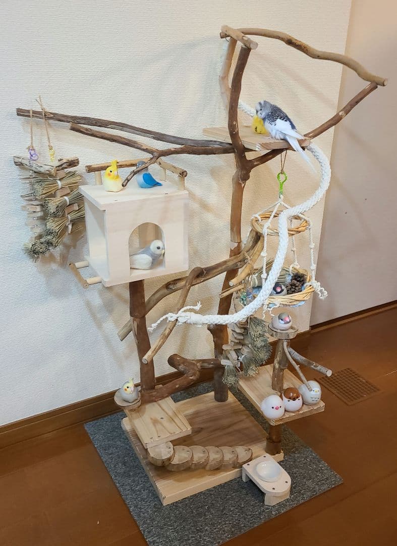 ③ ☆てん☆オーダーバードアスレチック　流木　ハンドメイド