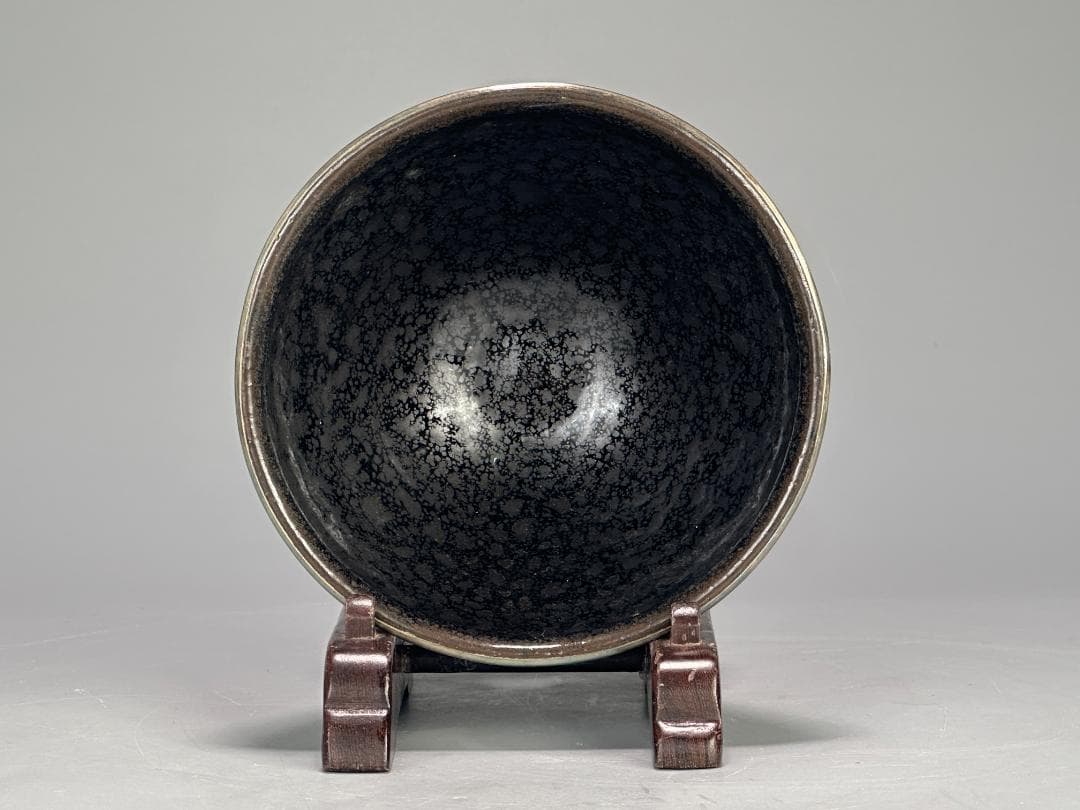 26.3.5日本美術　茶道具　定一　在銘　天目茶碗