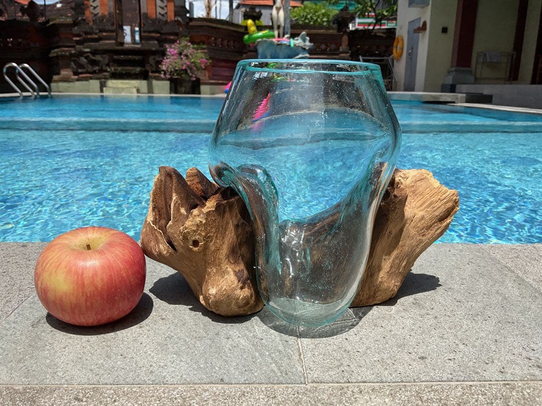 【新入荷】フィッシュボール(天然木ガラス水槽)M size