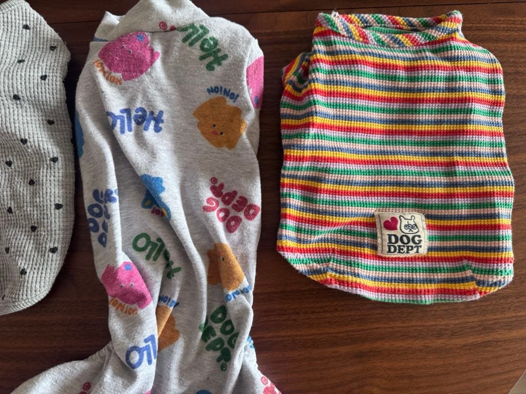 犬服セット Dogdept 4点　Ｓsize ロンパースのみDS