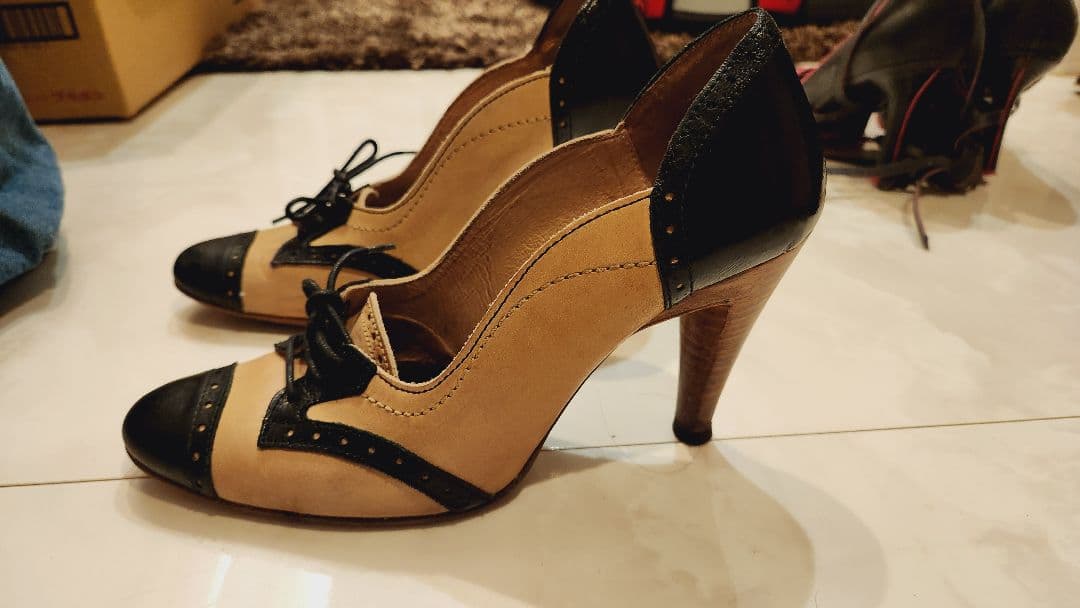 diesel 本革パンプス　ハイヒール　39 ディーゼル　靴