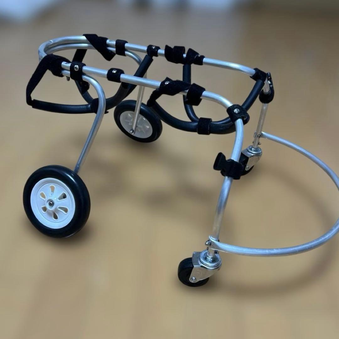 ポチの車イス　中古　アルミ製 調整可能　超小型犬