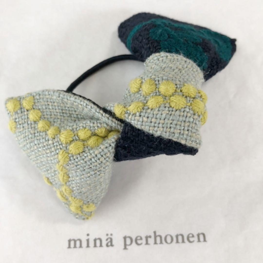 NO.276 ハンドメイド  ミナペルホネン  ボヌール　ヘアゴム