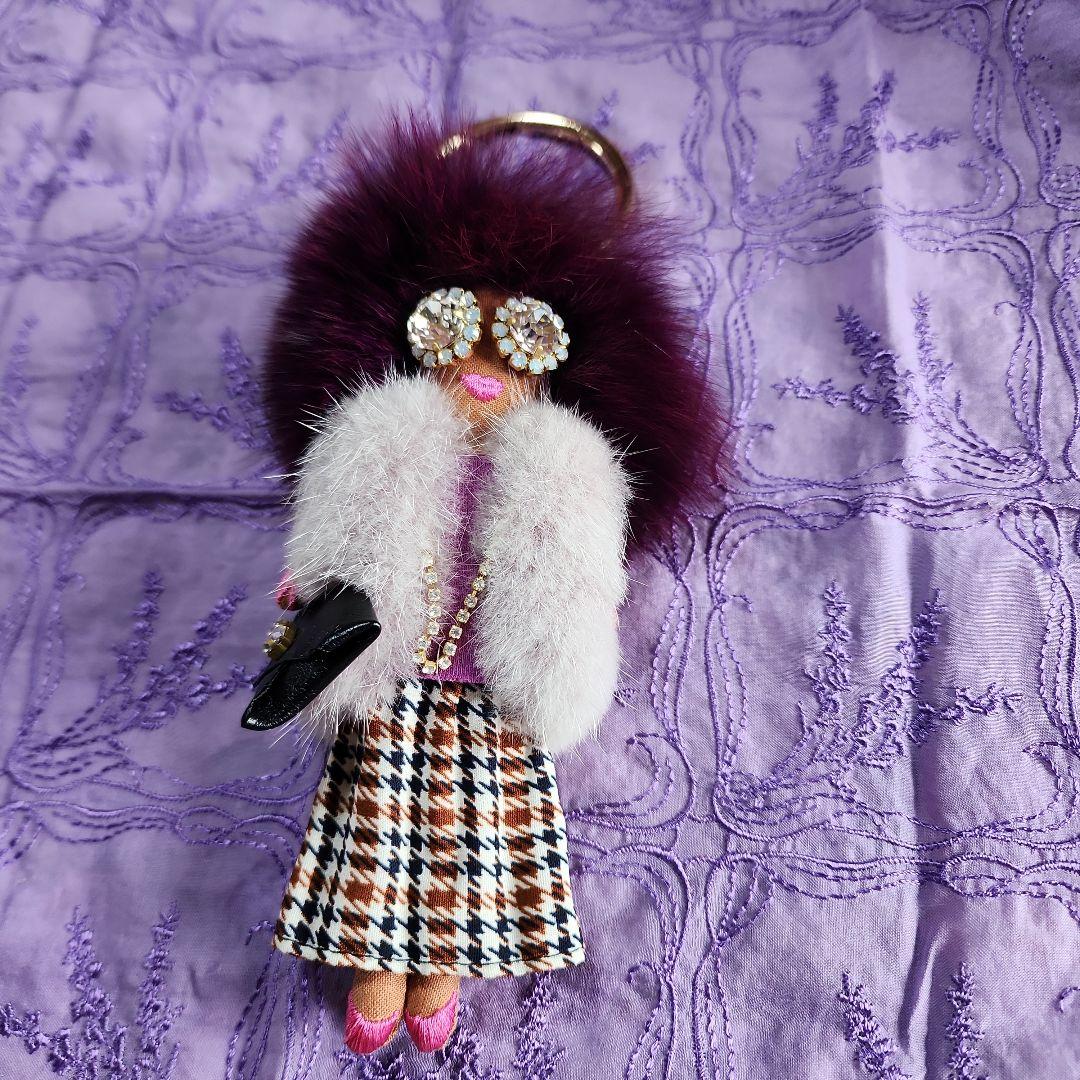 ファッションドール型チャーム　百貨店で18000円で購入