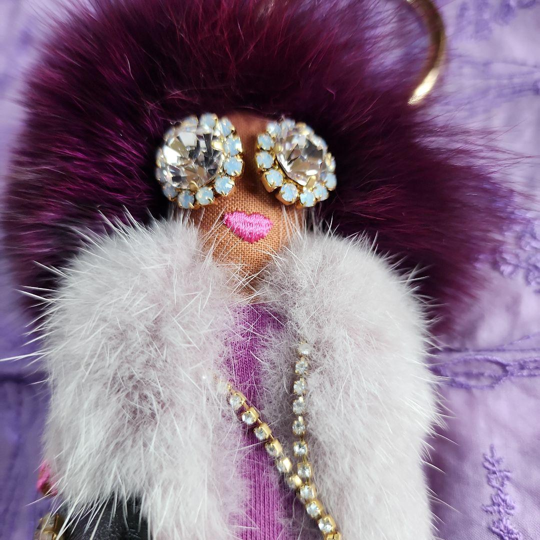 ファッションドール型チャーム　百貨店で18000円で購入