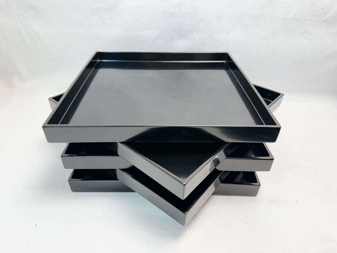 美品 懐石道具 木製 会席膳 四つ椀飯器 盃台煮物椀引盃箸洗 杓子通盆セット元箱