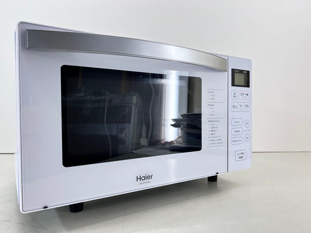 【美品】ハイアール JM-FH18H 電子レンジ 2021年製