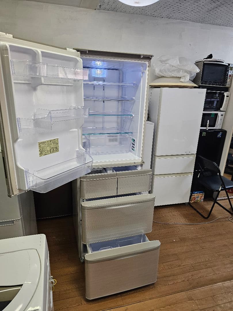 【福岡限定】SHARP 冷蔵庫 412L SJ-W412E-S 大型　5ドア