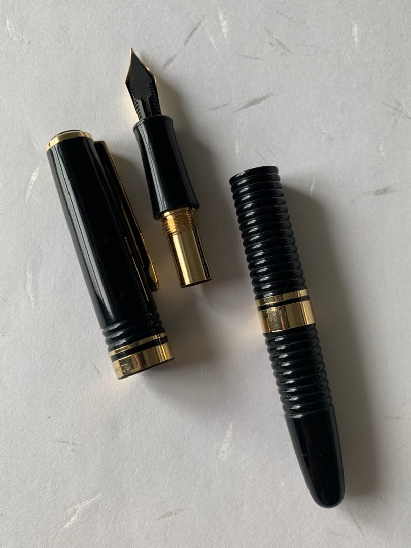 PLATINUM #3776 ギャザード 14Kペン先