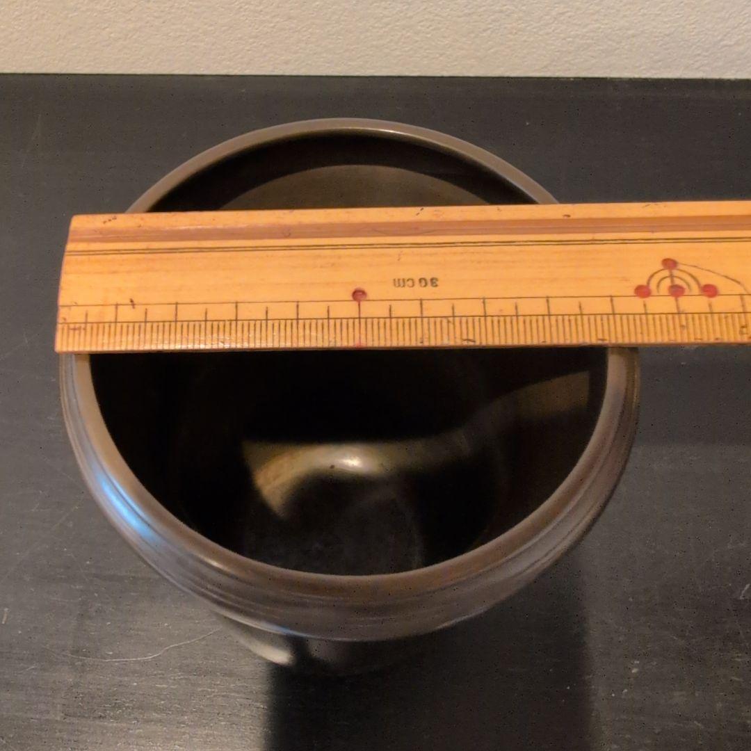 茶道具　砂張建水　棒の先　一ノ瀬宗辰造　合わせ箱