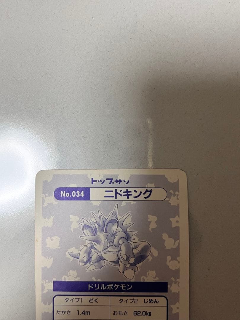 トップサン　ポケモン　ニドキング　ホロ　ステンドグラス