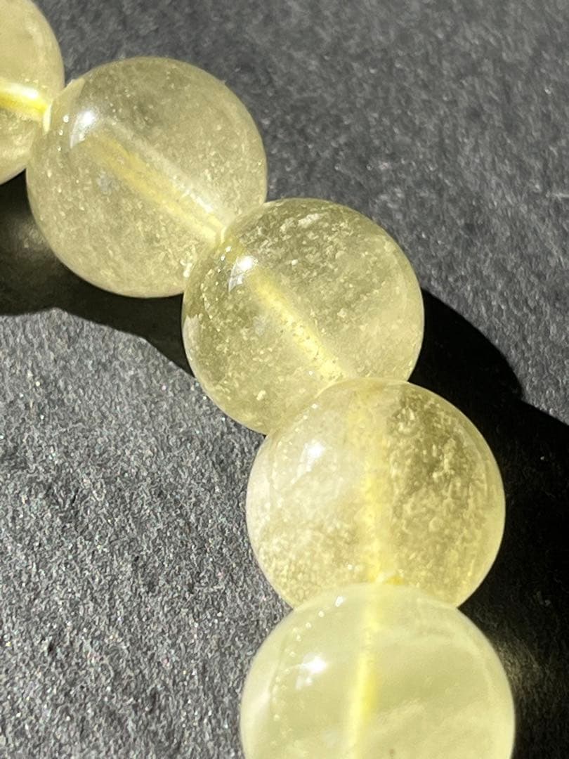 リビアングラス　13.4〜13.8㎜　ブレスレット　№2