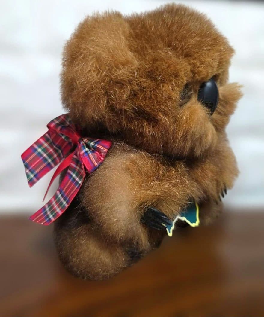 コアラ手作り　本物オポッサム毛皮製ぬいぐるみ 約20cmニュージーランド製