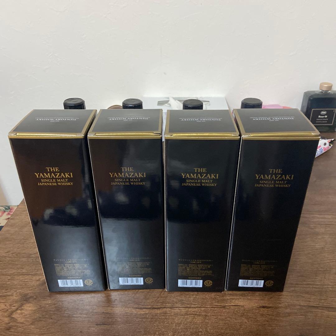山崎 18年 空瓶 箱付き　4本セット