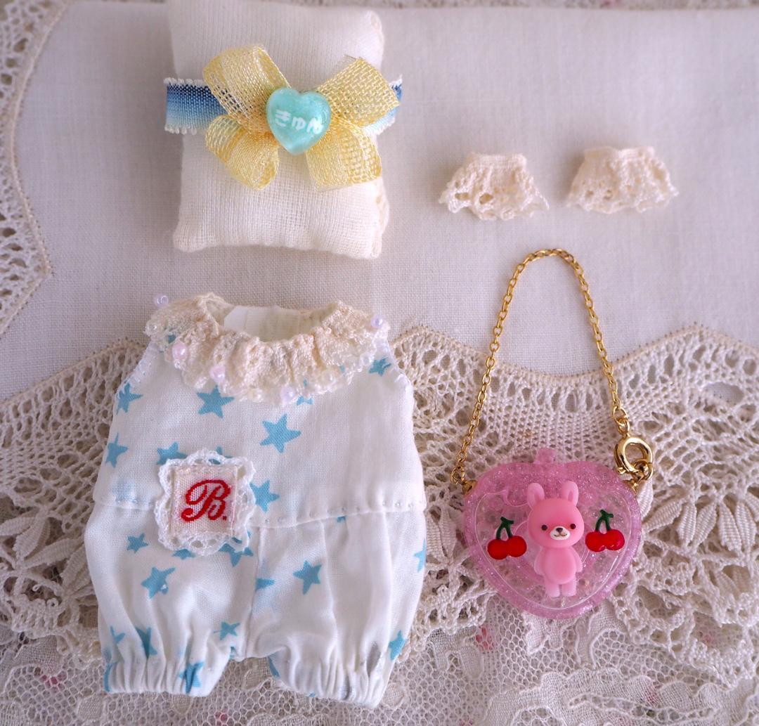 s*い様 星柄のロンパースセット　B cocoriang kumukuku