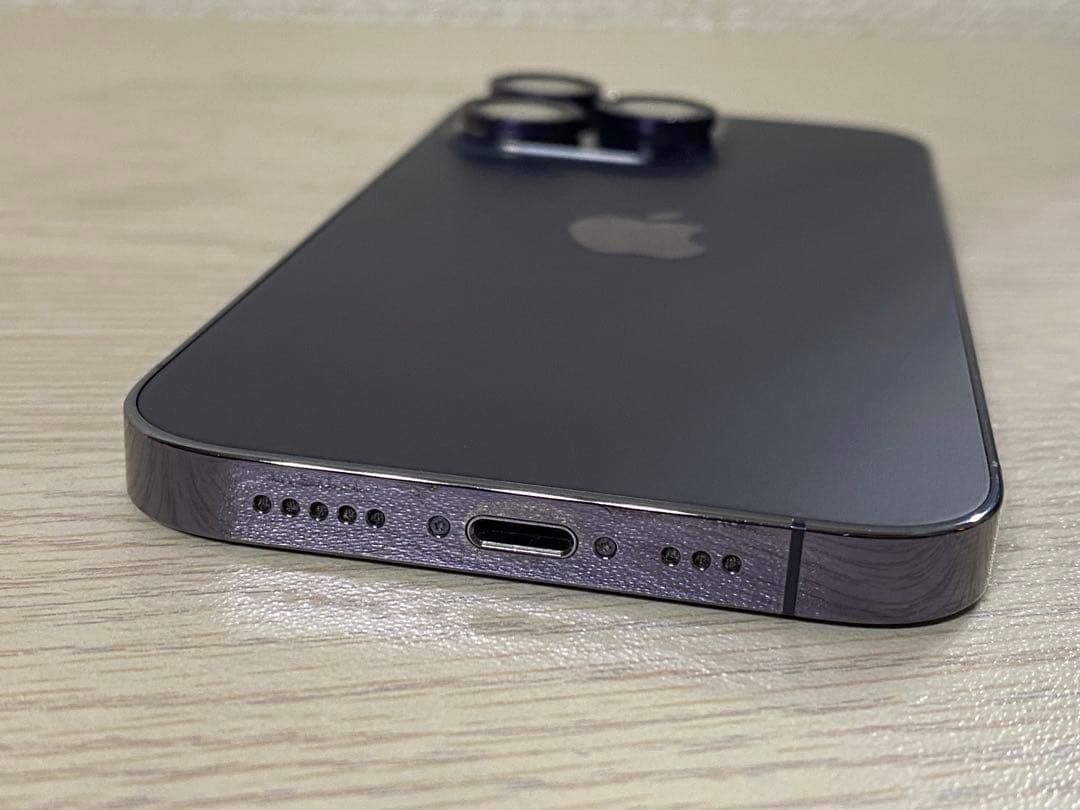 iPhone 14 Pro ディープパープル SIMフリー　ケース付き