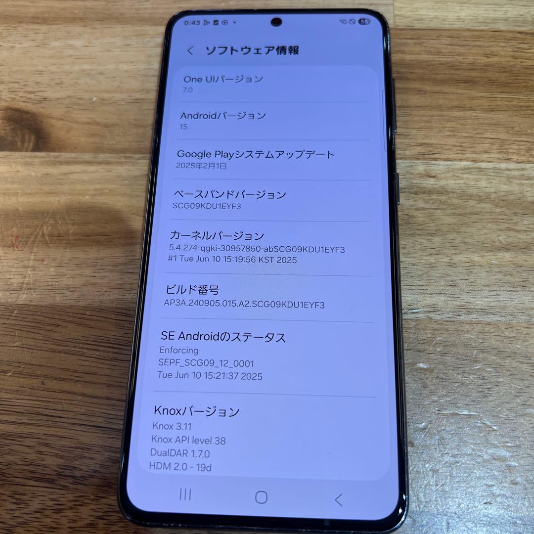C938 au SIMロック解除済Galaxy S21 5G SCG09