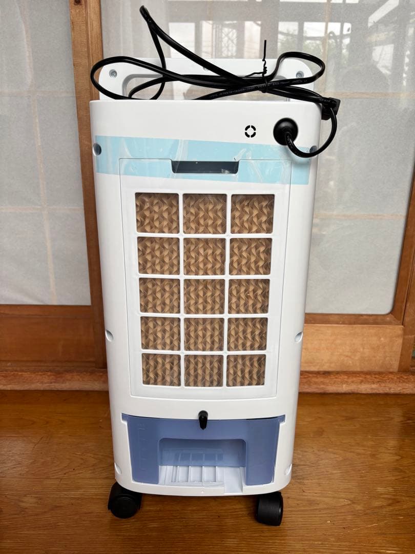 冷風機 ホワイト 縦型 リモコン付き