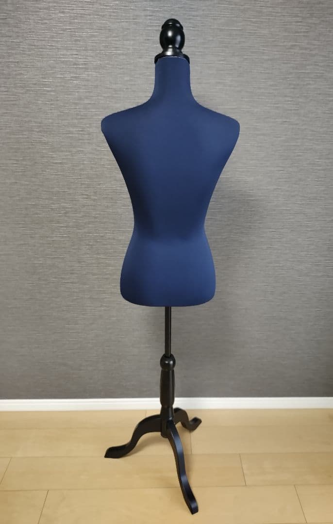 トルソー９号 Мサイズ ネイビー 女性用マネキン 高さ調整可能　取扱説明書付き