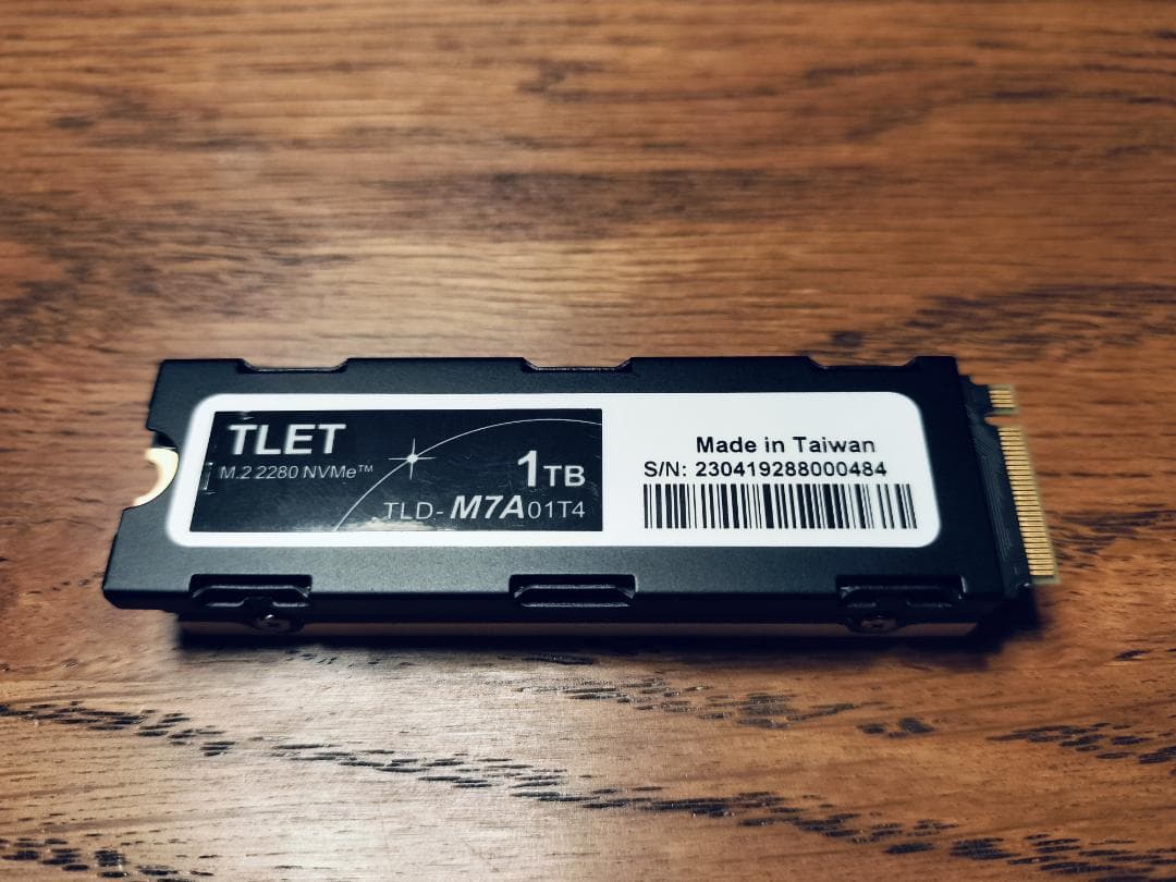 東芝 M.2 SSD PS5対応 1TB TLD-M7A01T4